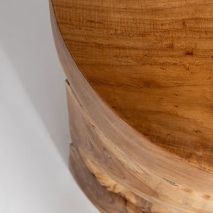 Natura Bundar Accent Table in solid Indonesian teak | InSTYLE Home & Rugs