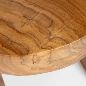Natura Bundar Accent Table in solid Indonesian teak | InSTYLE Home & Rugs