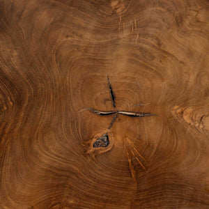 Natura Hairpin Nesting Table — Live-Edge Teak with Hairpin Legs - live-edge teak nesting tables with metal hairpin legs | Image 12 | InSTYLE Home & Rugs