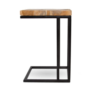 Natura C-Table in bleached teak | InSTYLE Home & Rugs