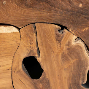 Natura Flow Condo Square Coffee Table — Teak Root - condo-size square teak-root coffee table, each piece unique | Image 10 | InSTYLE Home & Rugs