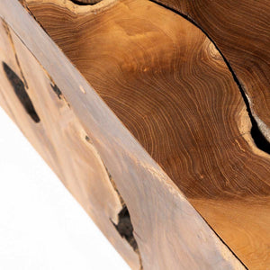 Natura Flow Condo Square Coffee Table — Teak Root - condo-size square teak-root coffee table, each piece unique | Image 12 | InSTYLE Home & Rugs