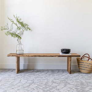 Natura Flat Bench - perfect for entryways or patios | Image 4 | InSTYLE Home & Rugs