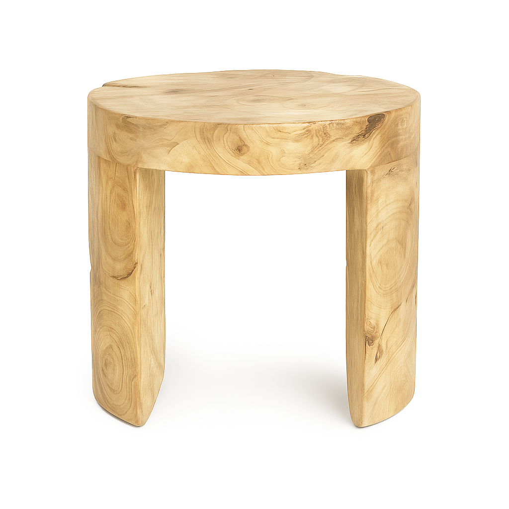 Natura Bundar Accent Table - small accent table with storage for a clutter-free space | Image 1 | InSTYLE Home & Rugs