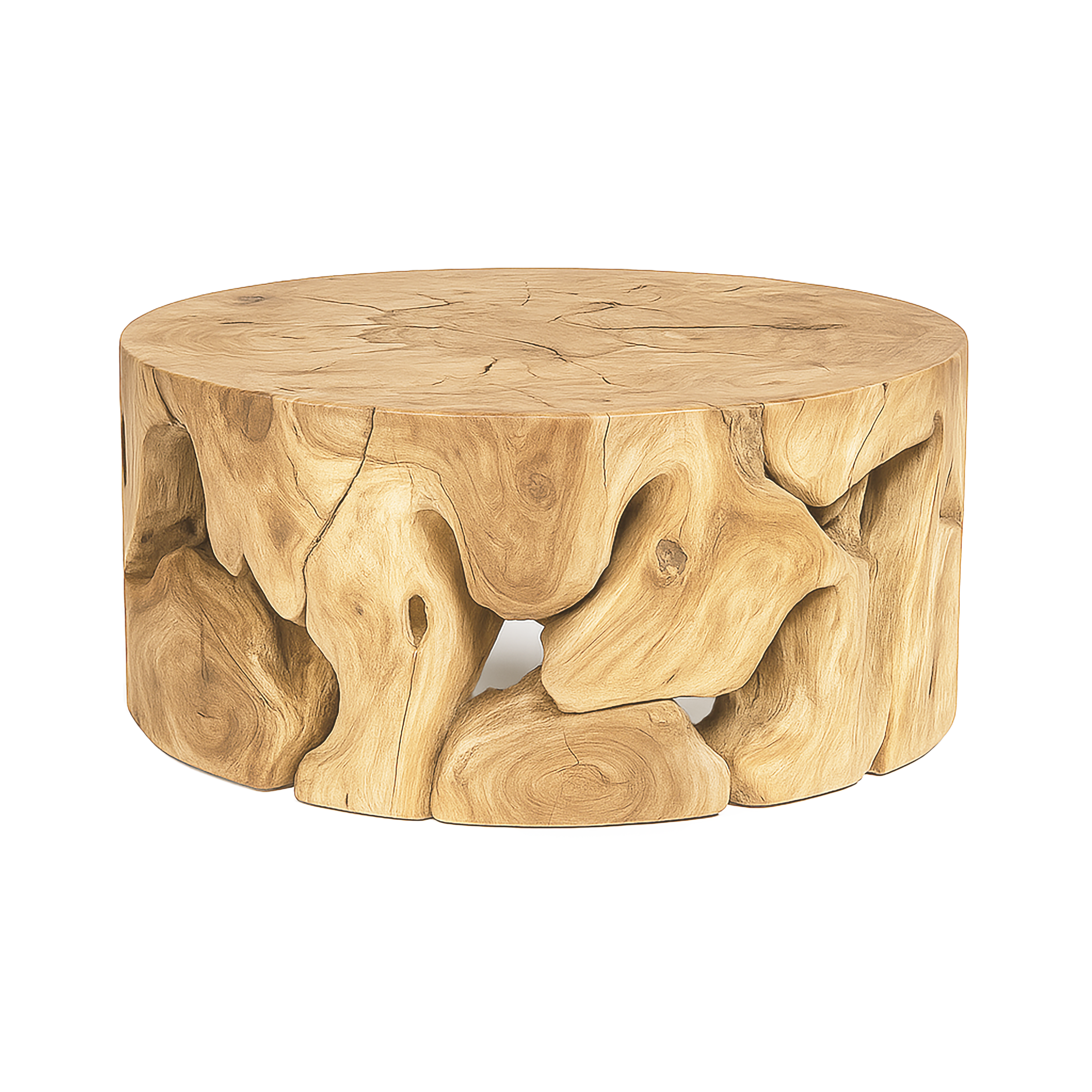 Natura Flow Round Coffee Table - functional centerpieces for homes | Image 1 | InSTYLE Home & Rugs