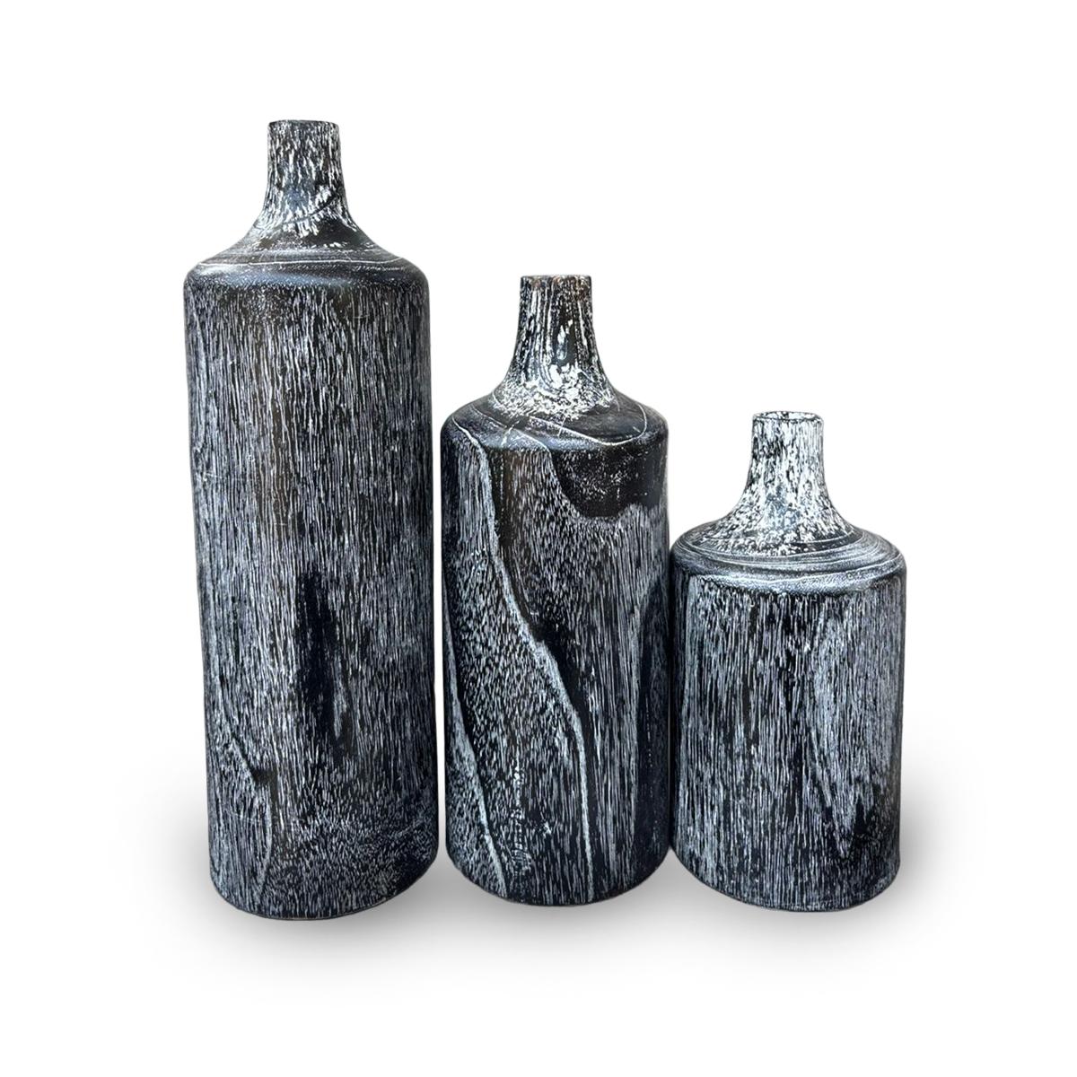 Natura Harper Vase Set of 3 - stylish decor pieces to elevate any room’s ambiance | Image 1 | InSTYLE Home & Rugs
