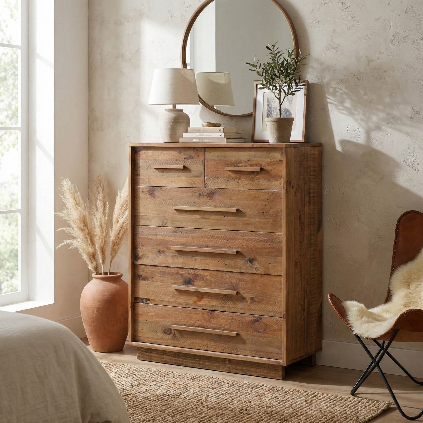 Nevada 6 Drawer Chest - spacious drawer for organized storage in any room | Image 2 | InSTYLE Home & Rugs