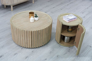 Oasis Side Table - perfect for holding drinks, lamps, and other essentials | Image 5 | InSTYLE Home & Rugs