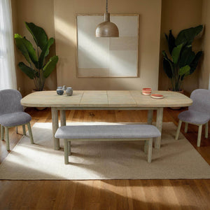 Oasis Extension Dining Table (70"/102") - elegant seating for dining areas | Image 11 | InSTYLE Home & Rugs