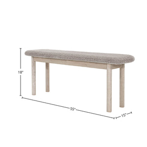 Oasis Bench - durable bench with modern style | Image 3 | InSTYLE Home & Rugs