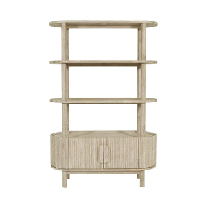 Oasis Bookcase - wooden bookcases with multiple shelves for ample storage | Image 4 | InSTYLE Home & Rugs