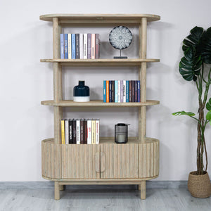 Oasis Bookcase - wooden bookcases with multiple shelves for ample storage | Image 18 | InSTYLE Home & Rugs
