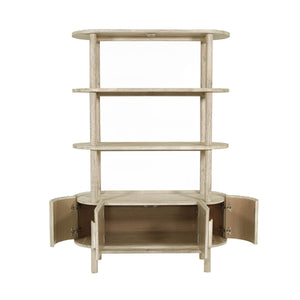Oasis Bookcase - wooden bookcases with multiple shelves for ample storage | Image 5 | InSTYLE Home & Rugs