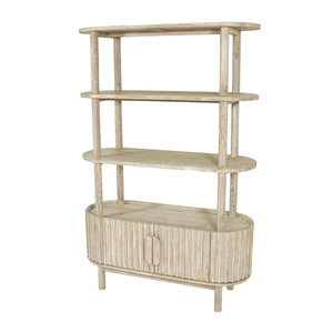 Oasis Bookcase - wooden bookcases with multiple shelves for ample storage | Image 7 | InSTYLE Home & Rugs
