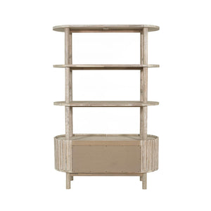 Oasis Bookcase - wooden bookcases with multiple shelves for ample storage | Image 10 | InSTYLE Home & Rugs