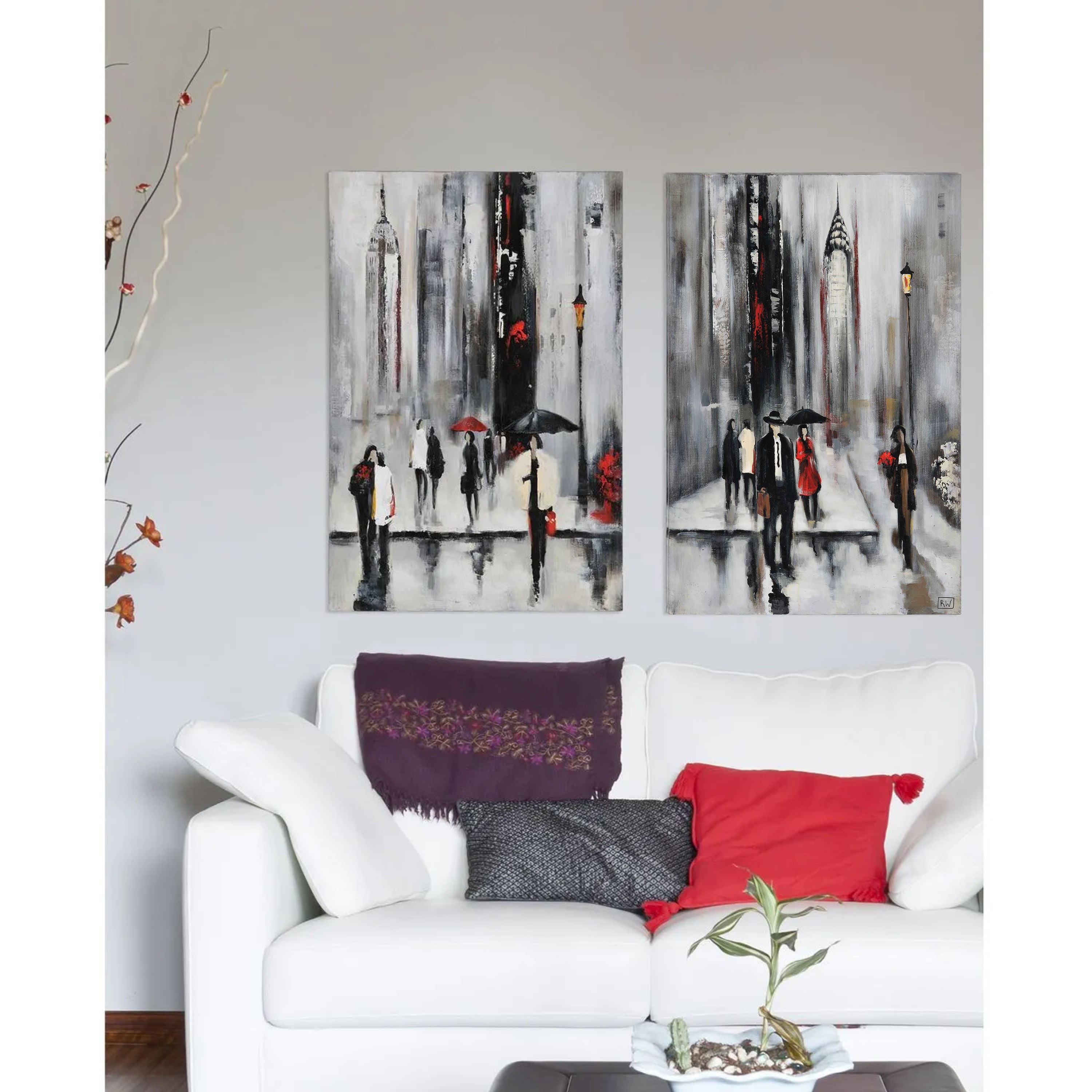 Bustling City II - eye-catching art pieces to enhance your home design | Image 2 | InSTYLE Home & Rugs