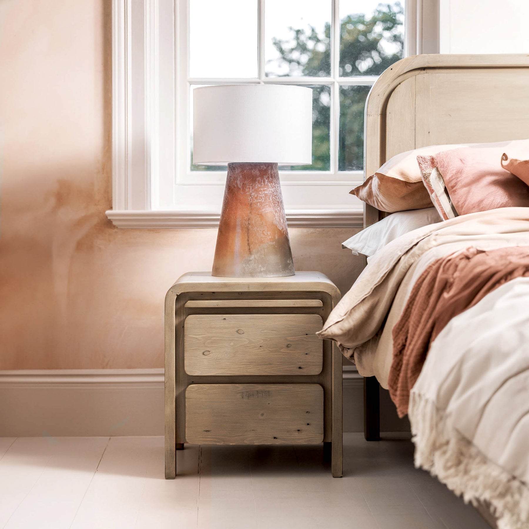 Opera 2 Drawer Nightstand - functional nightstand for bedrooms | Image 2 | InSTYLE Home & Rugs
