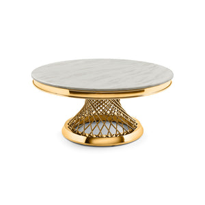BAILEY Gold Coffee Table GY-CT-8432G Polished Gold - versatile tables for living rooms and entryways | Image 2 | InSTYLE Home & Rugs