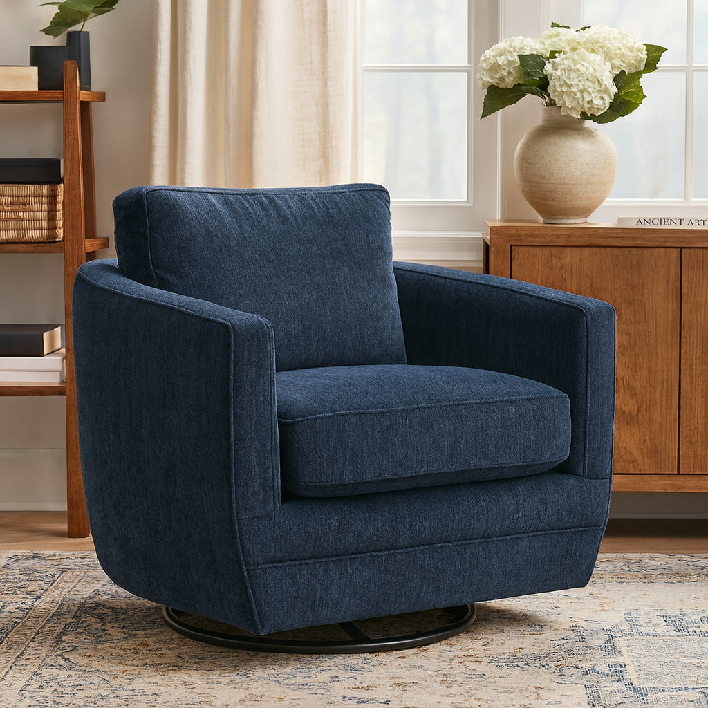 Baltimo Swivel Glider - comfortable and stylish sofa chairs for any room | Image 2 | InSTYLE Home & Rugs