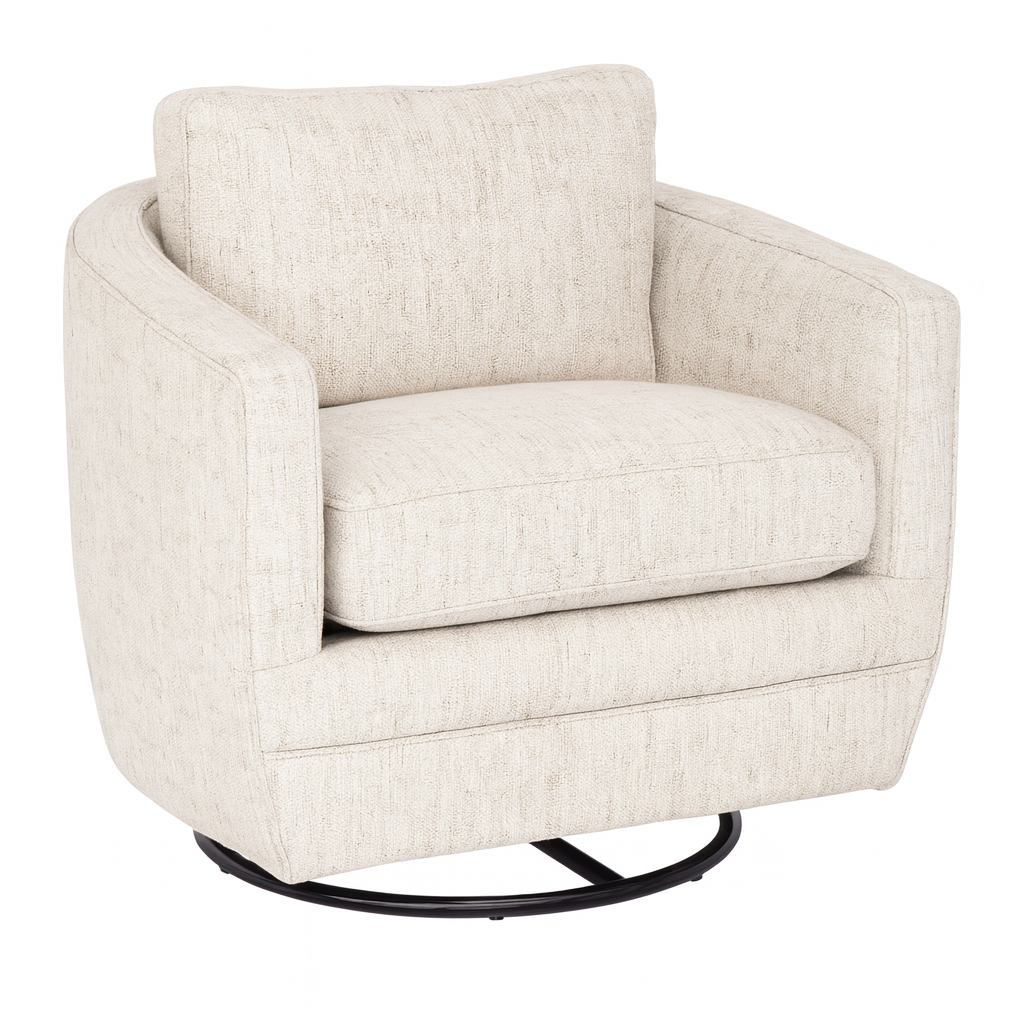 Baltimo Swivel Glider - perfect for creating cozy seating areas in your living space | Image 1 | InSTYLE Home & Rugs
