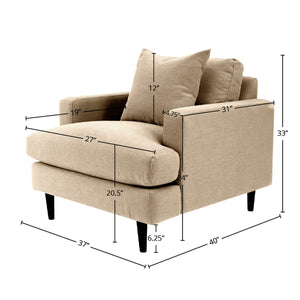 Martha Club Chair - variety of styles from classic to contemporary | Image 3 | InSTYLE Home & Rugs