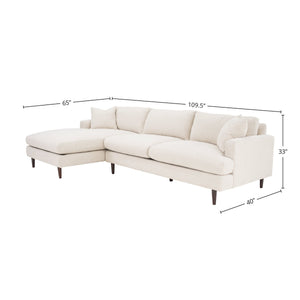 Martha Left Sectional Sofa - luxury sofa for any space | Image 3 | InSTYLE Home & Rugs