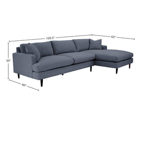 Martha Right Sectional Sofa - luxury sofa for any space | Image 3 | InSTYLE Home & Rugs