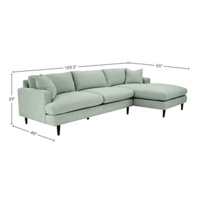 Martha Right Sectional Sofa - stylish seating for your home | Image 3 | InSTYLE Home & Rugs
