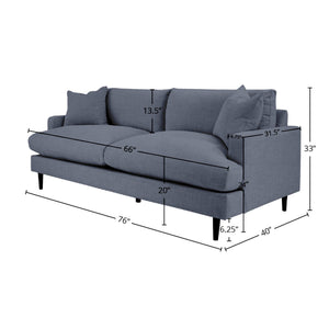 Martha Apartment Sofa - comfortable sofa for modern living | Image 3 | InSTYLE Home & Rugs