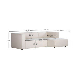 Premium Small Right Modular Sectional - customizable to fit your space and seating needs | Image 4 | InSTYLE Home & Rugs