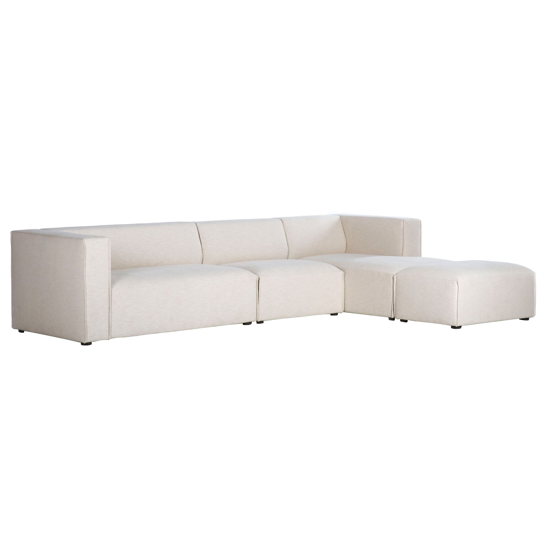 Premium Right Modular Sectional w/ Ottoman - comfortable ottoman for any room | Image 1 | InSTYLE Home & Rugs