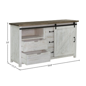 Provence Dresser With 1 Door - stylish dresser with modern flair | Image 4 | InSTYLE Home & Rugs