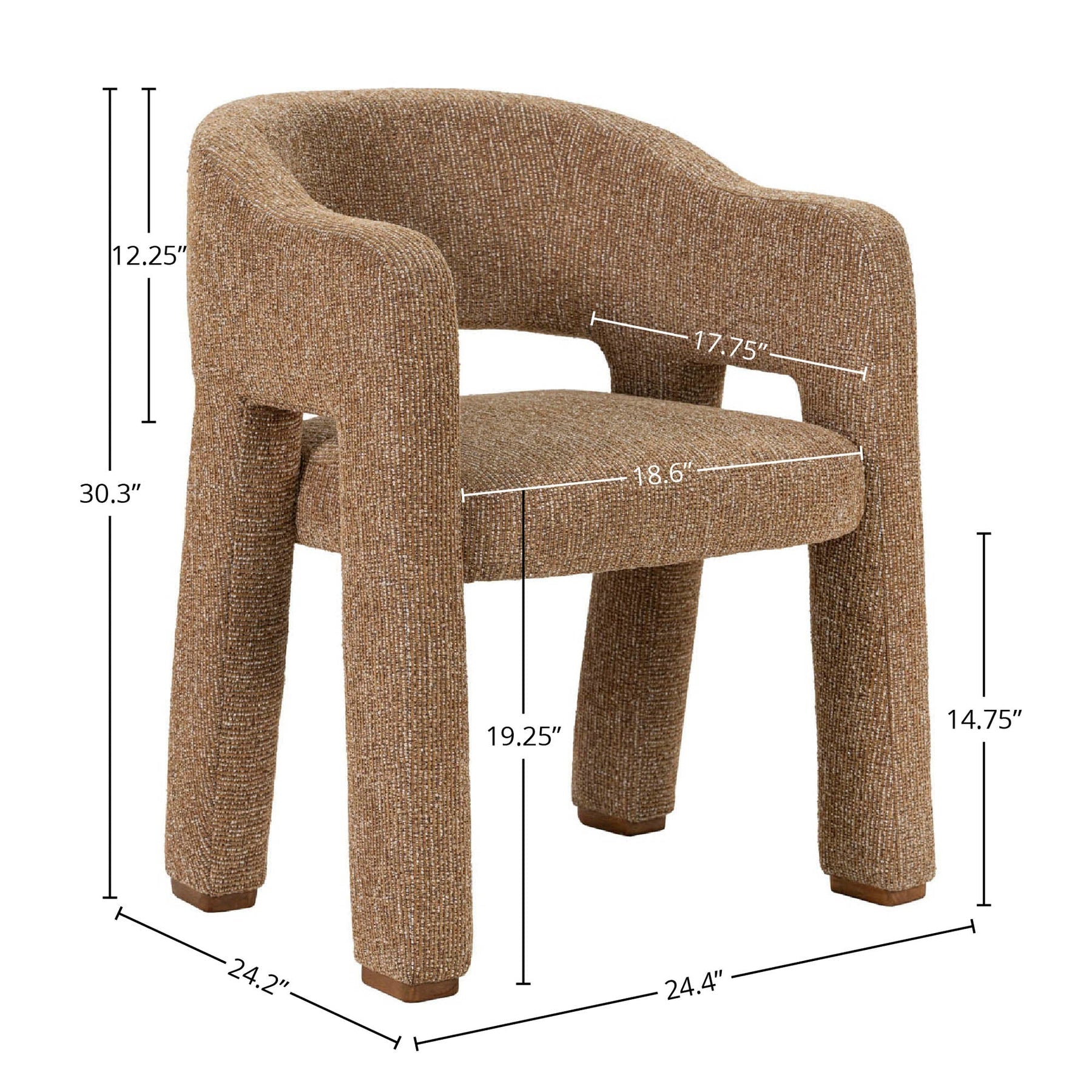 Quinn Dining Chair - comfortable dining experience | Image 2 | InSTYLE Home & Rugs