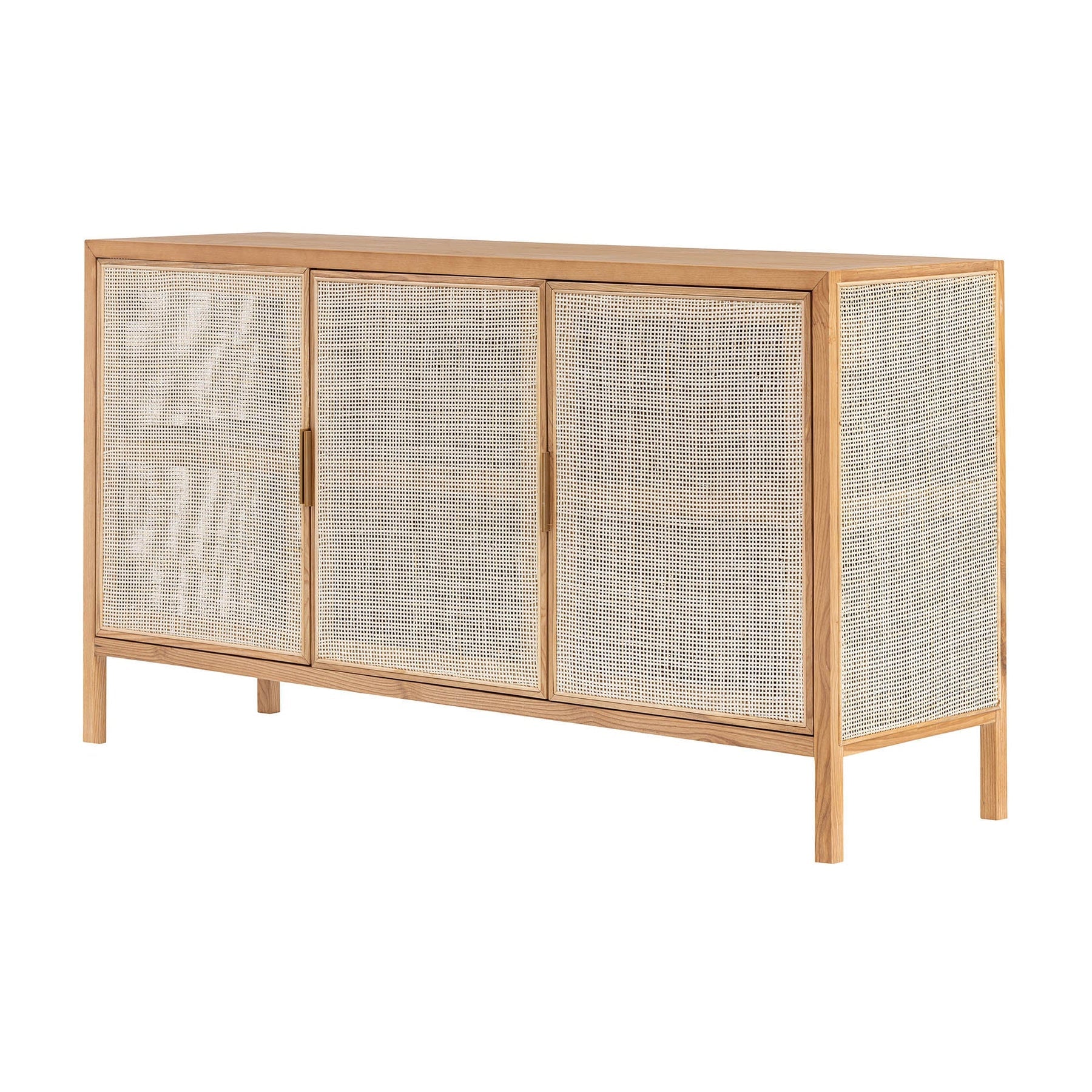 Rattan 3 Door Sideboard - elegant sideboard with style | Image 1 | InSTYLE Home & Rugs