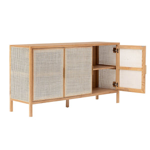Rattan 3 Door Sideboard - elegant sideboard with style | Image 6 | InSTYLE Home & Rugs