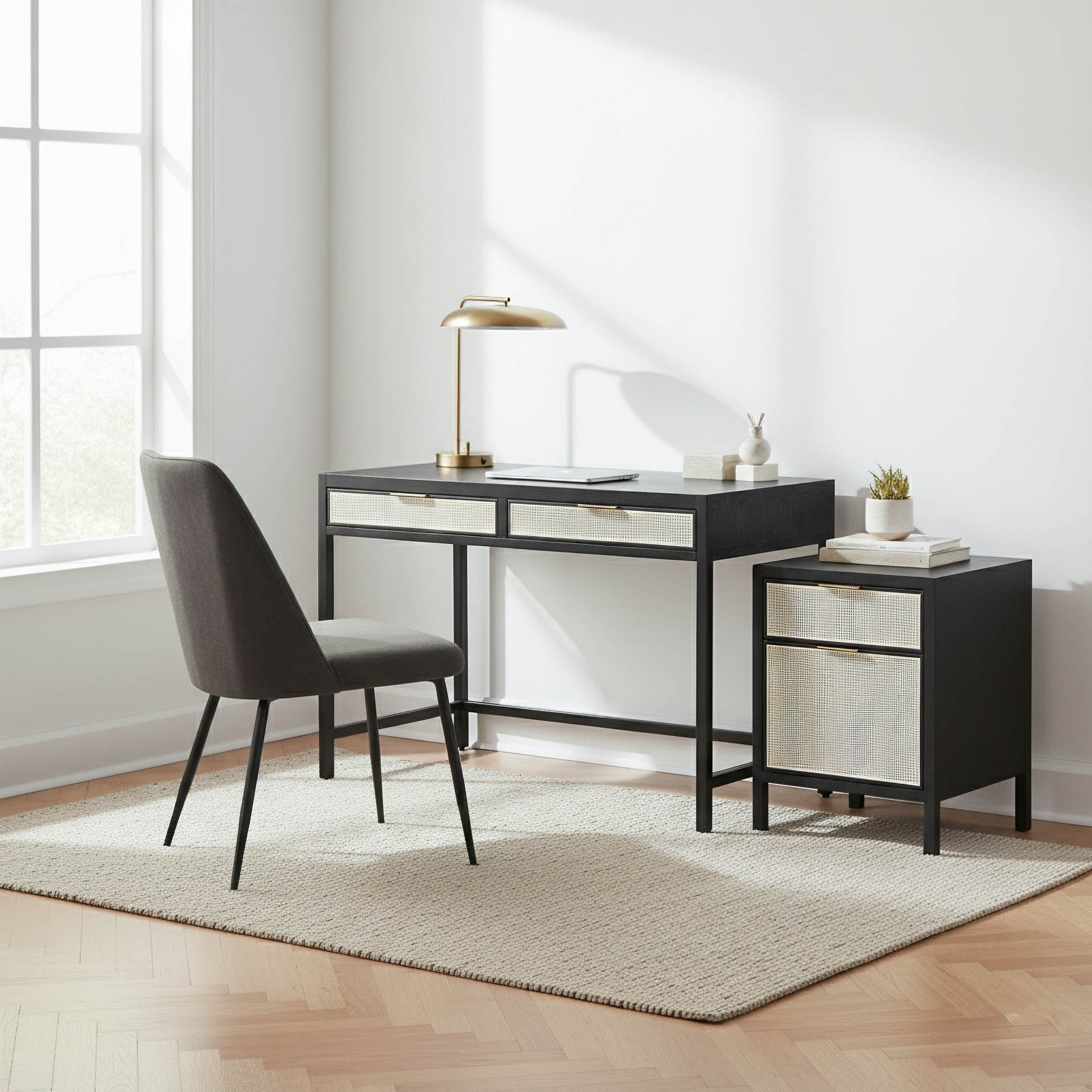 Rattan Desk - functional desk for home offices | Image 2 | InSTYLE Home & Rugs
