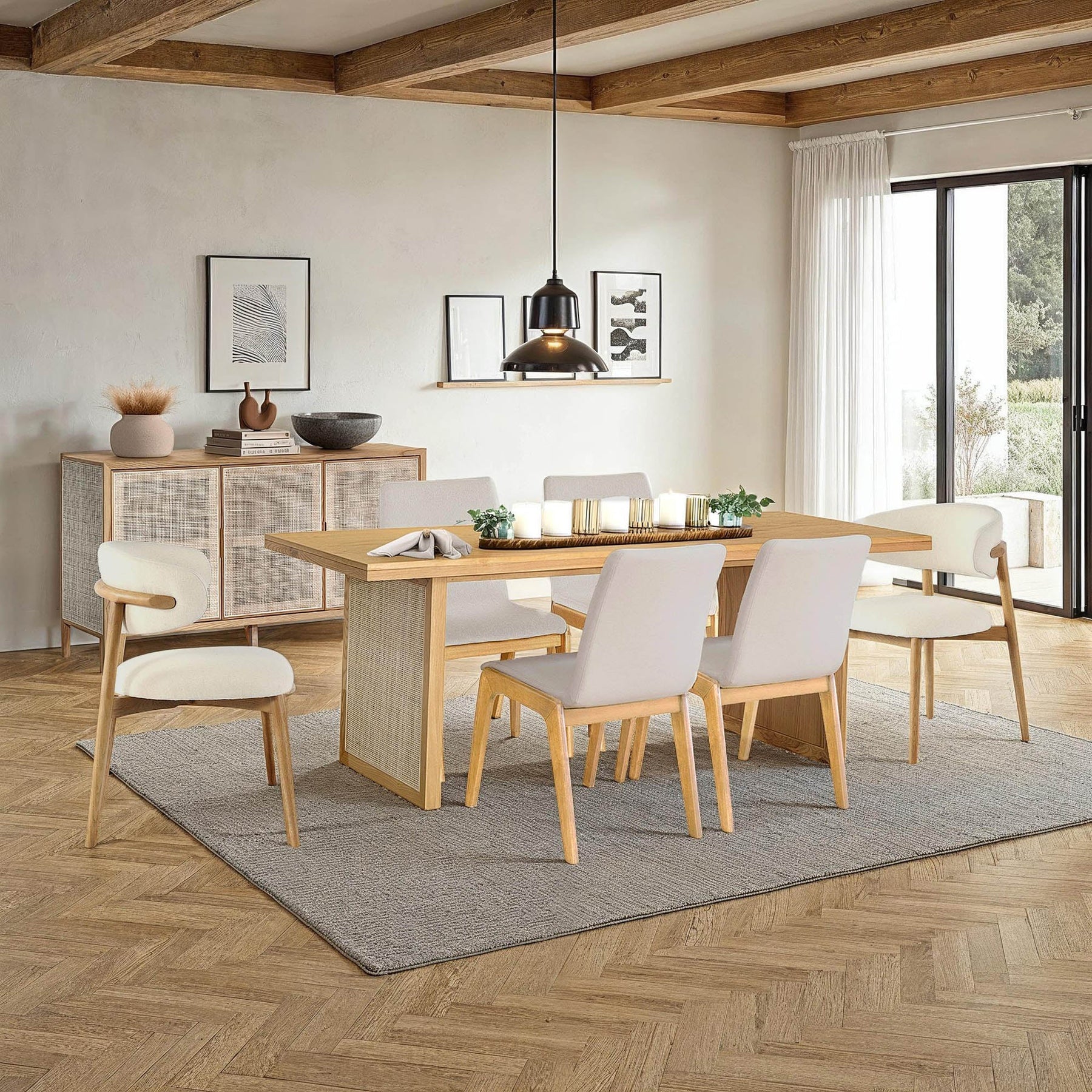 Rattan Dining Set 6 - stylish chairs for any table | Image 1 | InSTYLE Home & Rugs