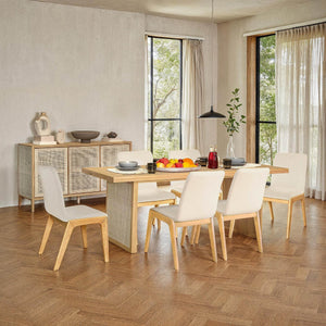 Rattan Dining Set 6 - comfortable dining experience | Image 1 | InSTYLE Home & Rugs