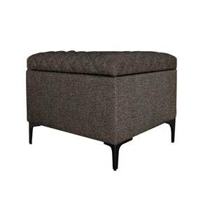 Reece Storage Ottoman - chic ottoman for living rooms | Image 1 | InSTYLE Home & Rugs
