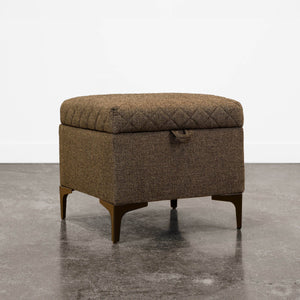 Reece Storage Ottoman - chic ottoman for living rooms | Image 2 | InSTYLE Home & Rugs