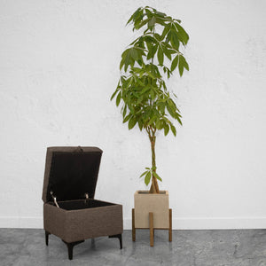 Reece Storage Ottoman - chic ottoman for living rooms | Image 4 | InSTYLE Home & Rugs