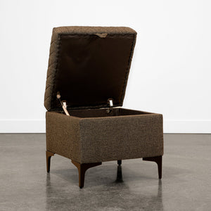 Reece Storage Ottoman - chic ottoman for living rooms | Image 4 | InSTYLE Home & Rugs