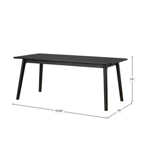 Remix Extension Dining Table (70"/86") - comfortable dining experience | Image 3 | InSTYLE Home & Rugs