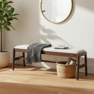 Remix Upholstered Bench - durable bench with modern style | Image 2 | InSTYLE Home & Rugs