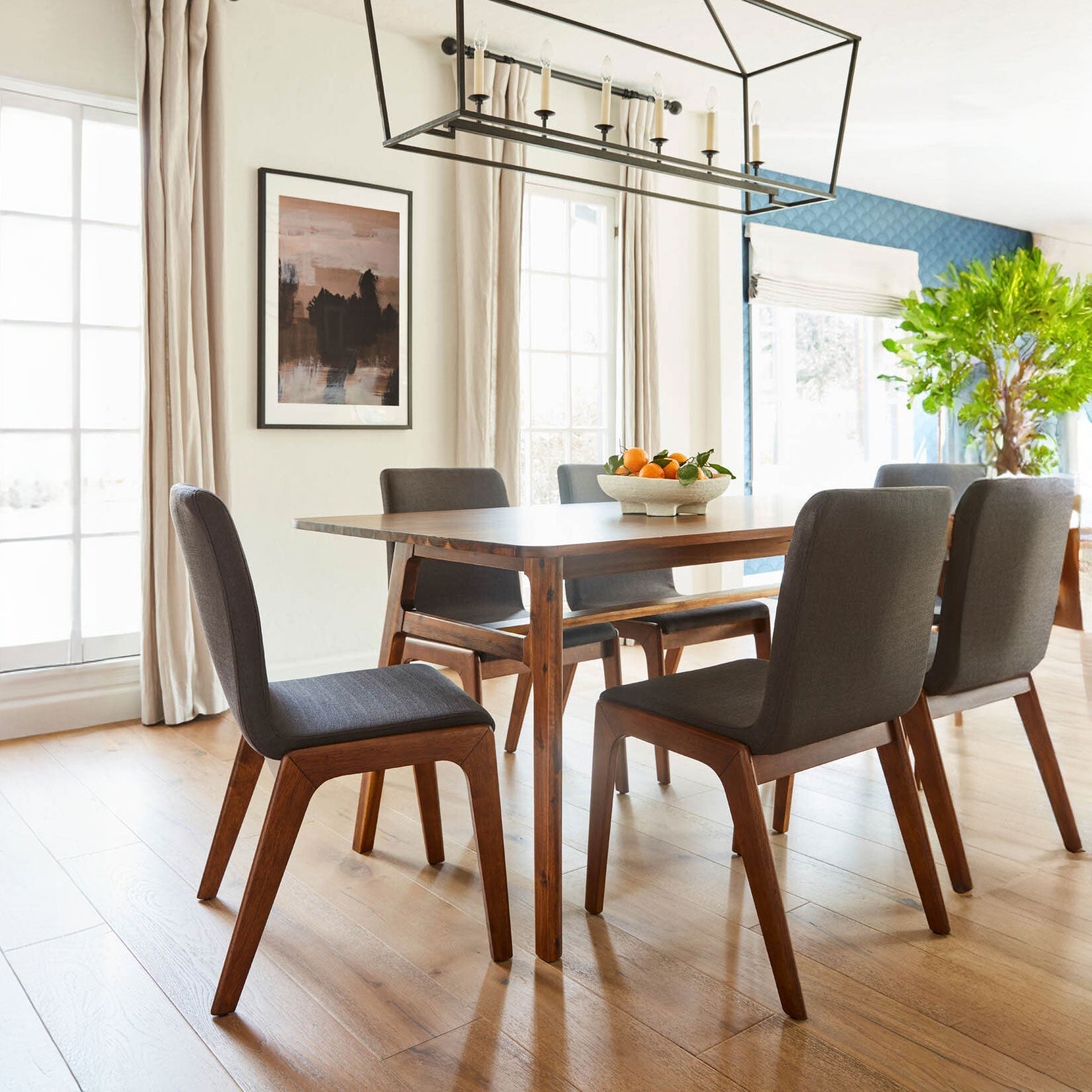 Remix Dining Table Set w/ Grey Chairs - elegant seating for dining areas | Image 2 | InSTYLE Home & Rugs