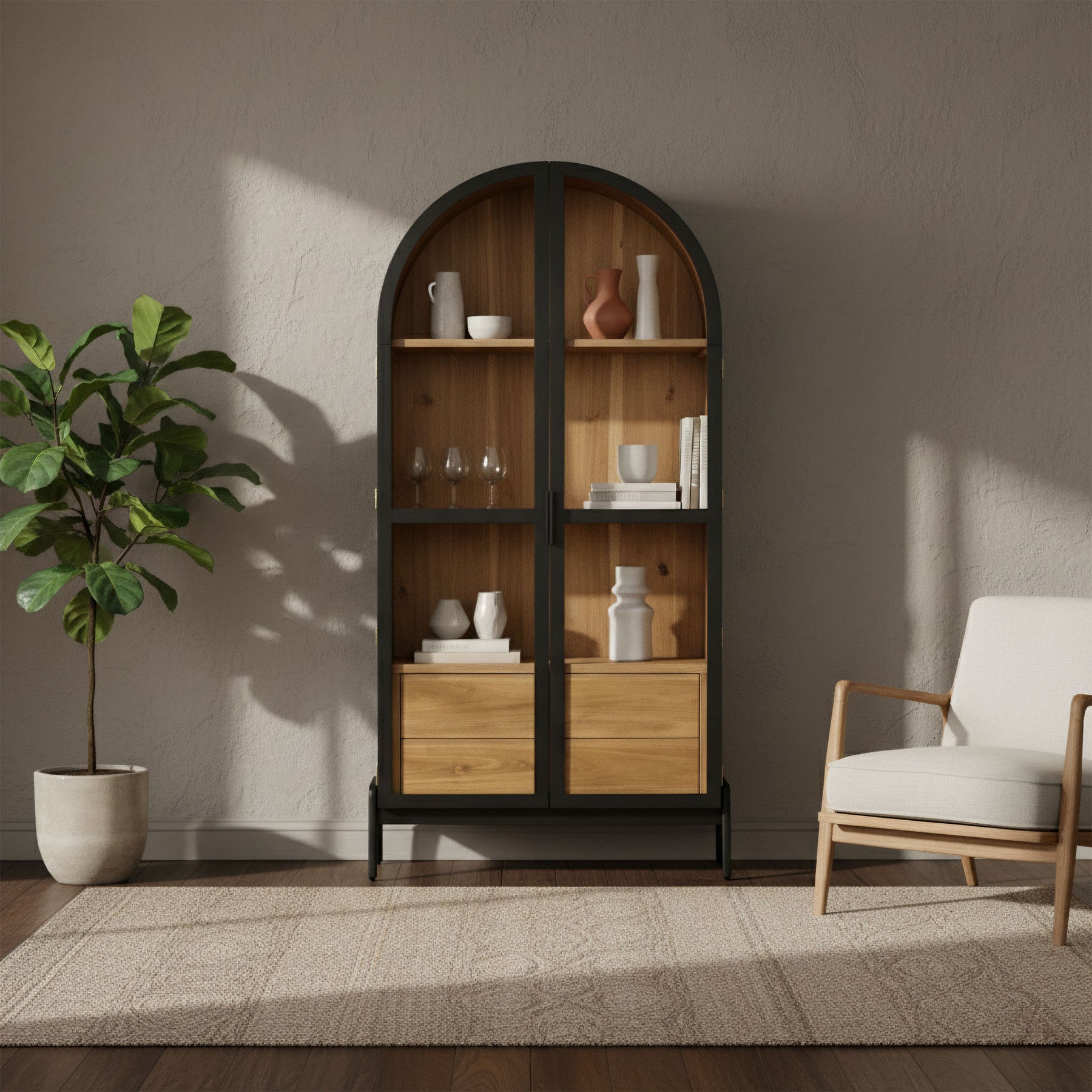 Remix Display Cabinet - perfect for storage and display | Image 2 | InSTYLE Home & Rugs