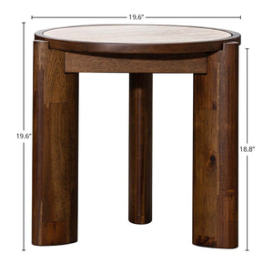 Remix Round Side Table - available in a variety of materials and styles | Image 2 | InSTYLE Home & Rugs