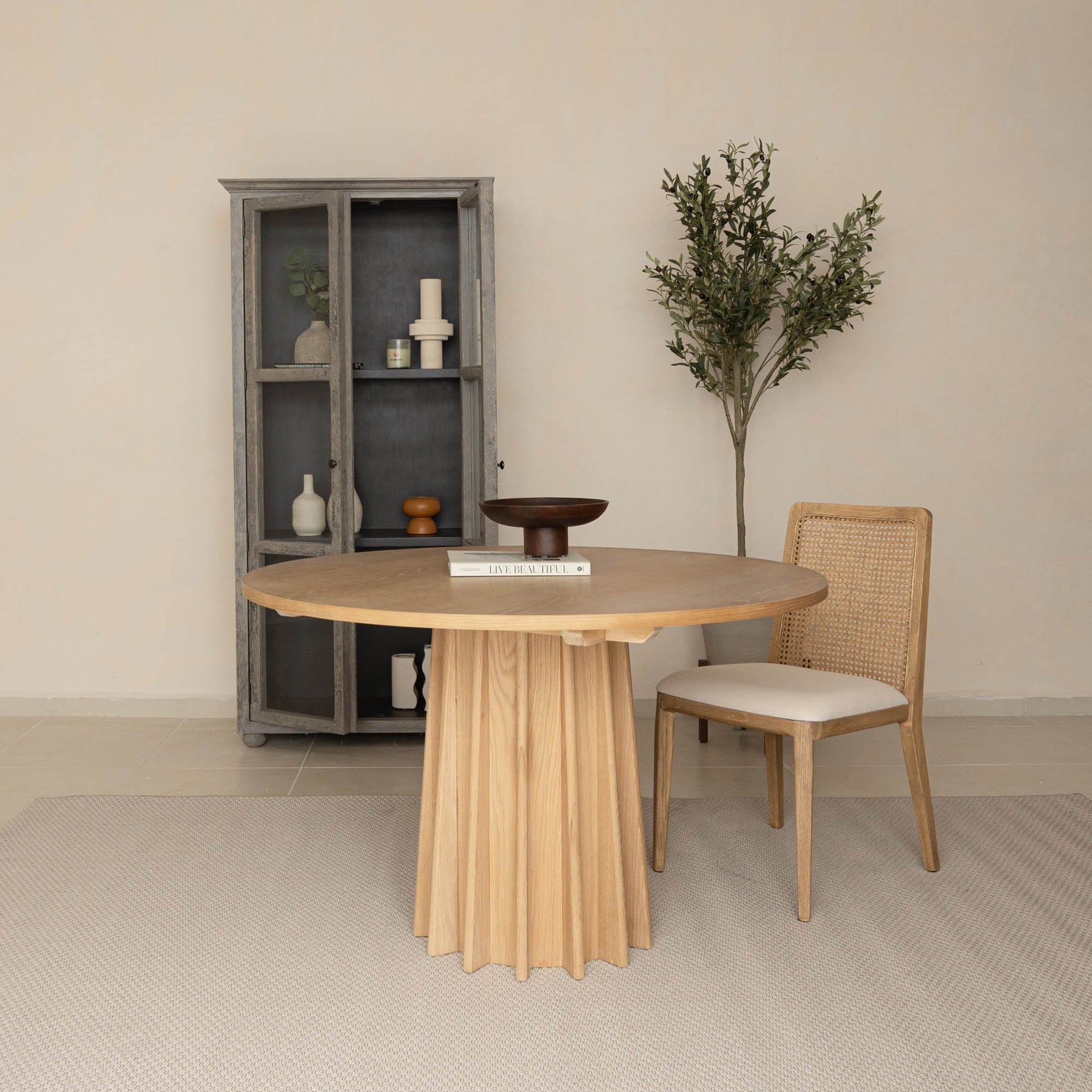 Sculpture Dining Table - elegant seating for dining areas | Image 2 | InSTYLE Home & Rugs