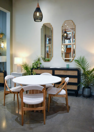 Sculpture Dining Table - elegant seating for dining areas | Image 9 | InSTYLE Home & Rugs