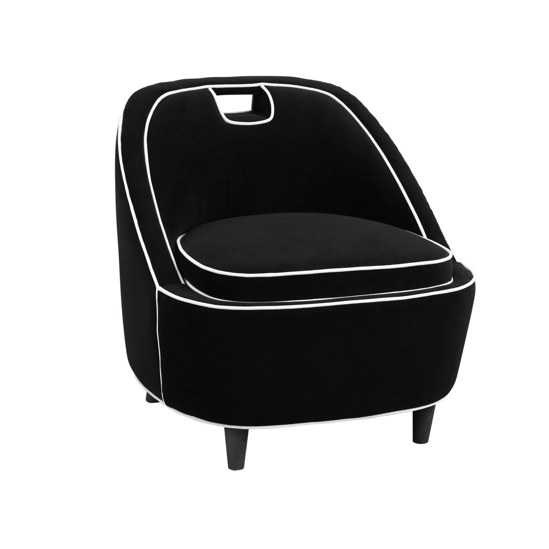 Ebony Club Chair - variety of styles from classic to contemporary | Image 2 | InSTYLE Home & Rugs
